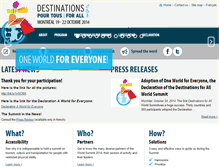 Tablet Screenshot of destinationsforall2014.com